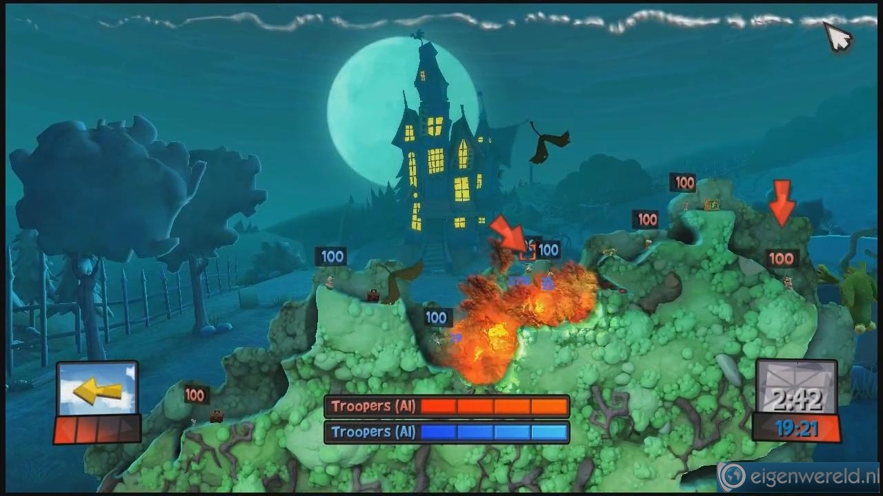Screenshot van Worms: The Revolution Collection