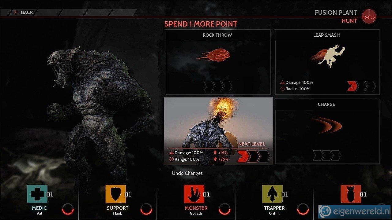 Screenshot van Evolve