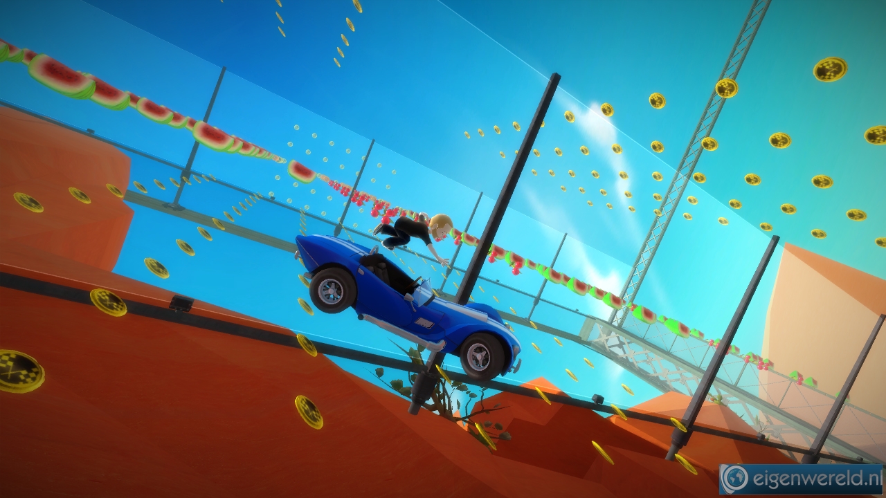 Screenshot van Kinect Joy Ride