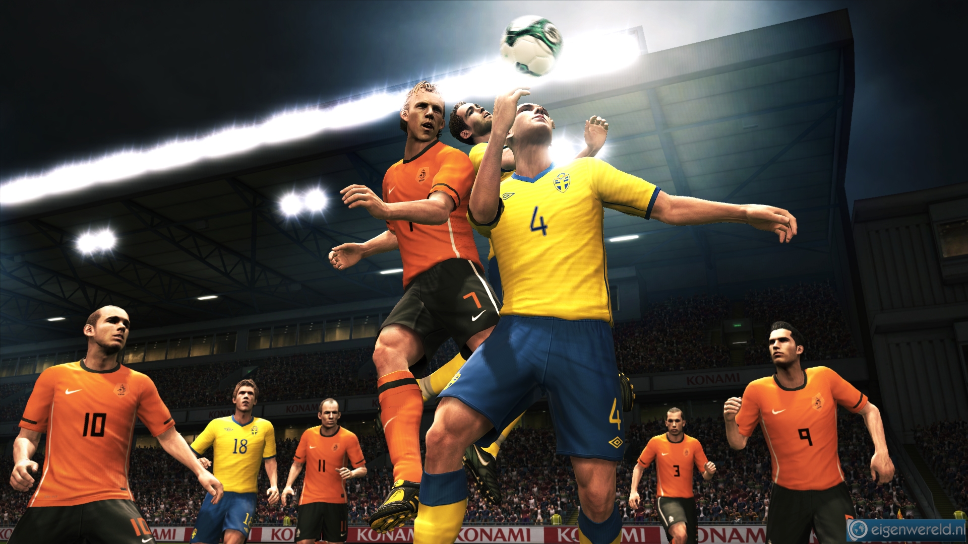 Screenshot van Pro Evolution Soccer 2011