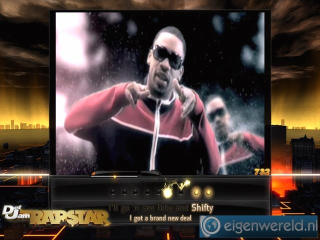 Screenshot van Def Jam Rapstar
