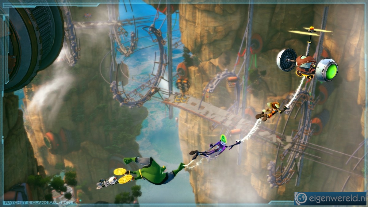 Screenshot van Ratchet & Clank: All for One