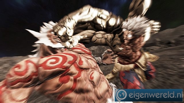 Screenshot van Asura's Wrath