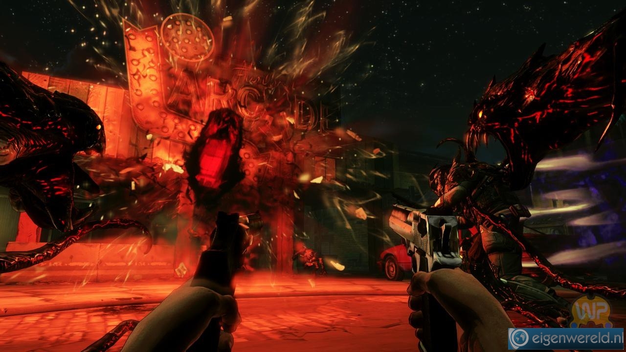 Screenshot van The Darkness 2