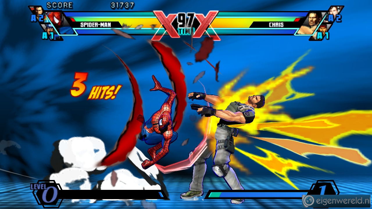 Screenshot van Ultimate Marvel vs. Capcom 3