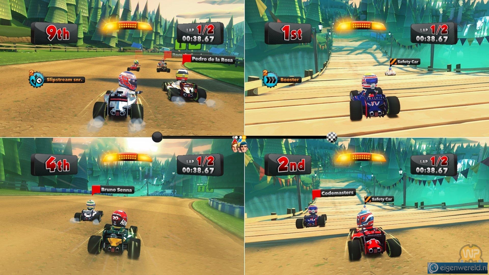 Screenshot van F1 Race Stars