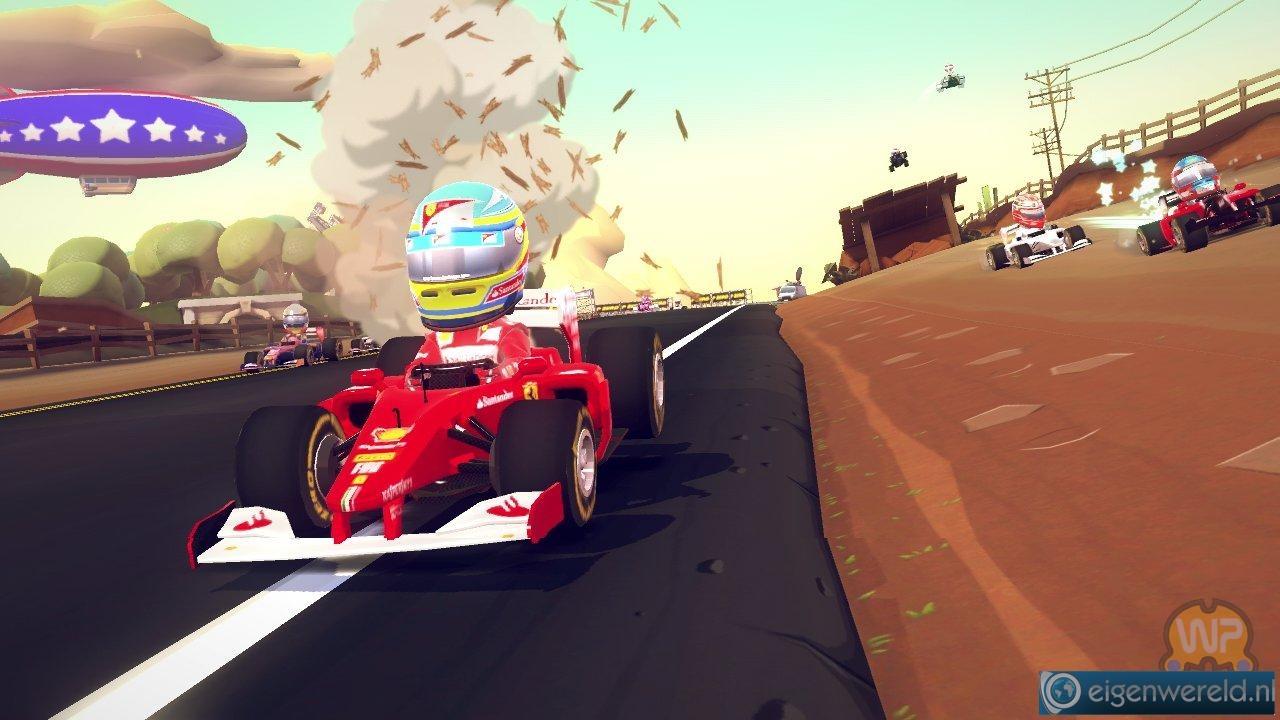 Screenshot van F1 Race Stars