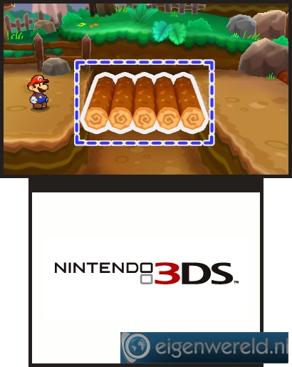 Screenshot van Paper Mario 3DS